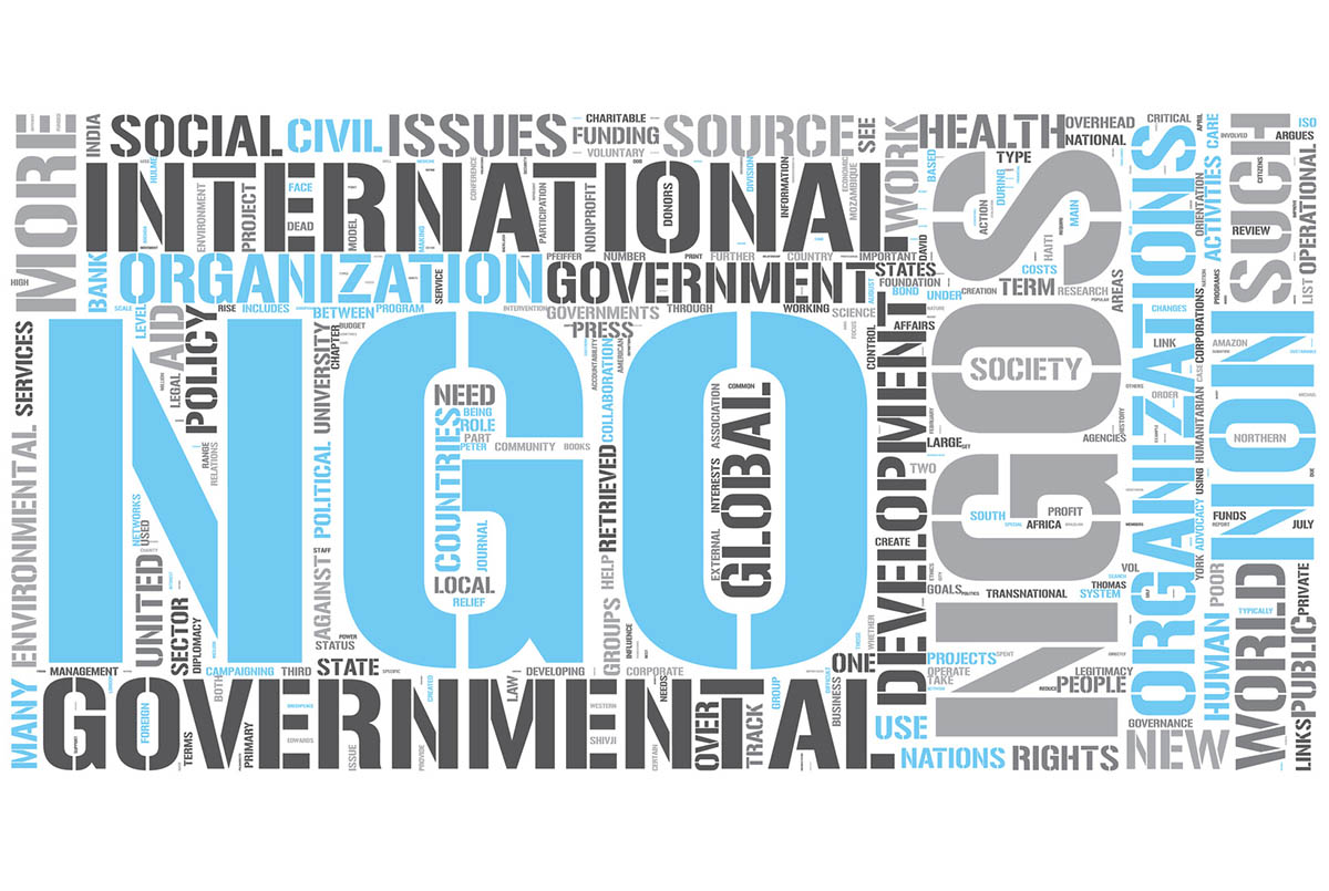 Non-governmental organization Word Cloud Concept