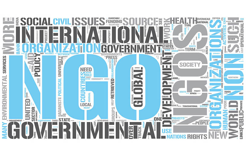 Non-governmental organization Word Cloud Concept